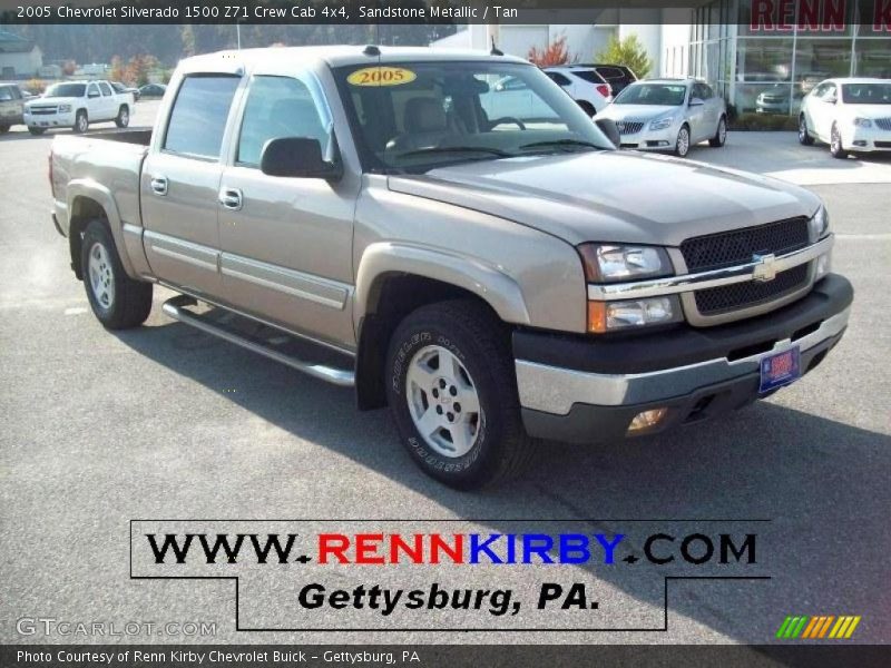 Sandstone Metallic / Tan 2005 Chevrolet Silverado 1500 Z71 Crew Cab 4x4