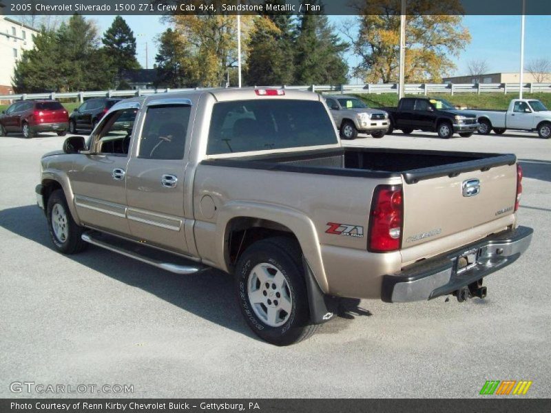 Sandstone Metallic / Tan 2005 Chevrolet Silverado 1500 Z71 Crew Cab 4x4