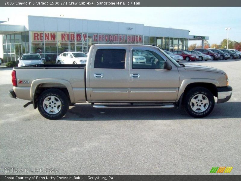 Sandstone Metallic / Tan 2005 Chevrolet Silverado 1500 Z71 Crew Cab 4x4