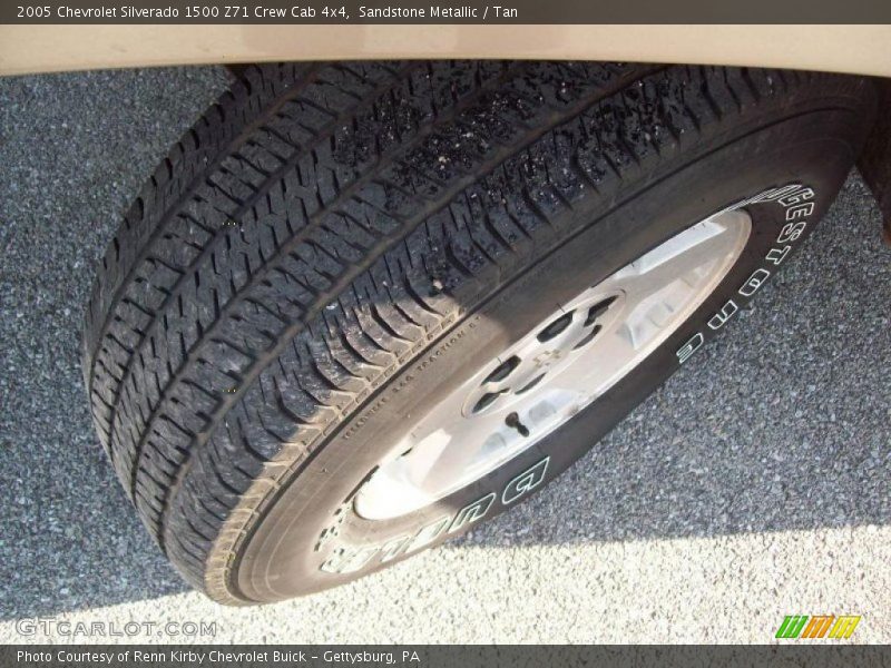 Sandstone Metallic / Tan 2005 Chevrolet Silverado 1500 Z71 Crew Cab 4x4