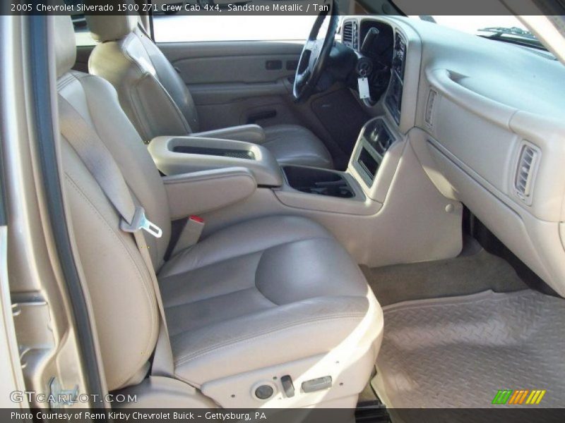 Sandstone Metallic / Tan 2005 Chevrolet Silverado 1500 Z71 Crew Cab 4x4