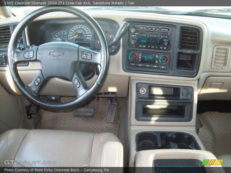 Sandstone Metallic / Tan 2005 Chevrolet Silverado 1500 Z71 Crew Cab 4x4