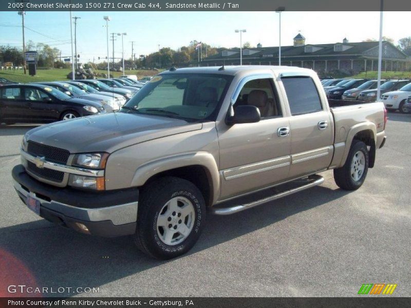Sandstone Metallic / Tan 2005 Chevrolet Silverado 1500 Z71 Crew Cab 4x4