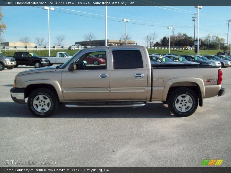 Sandstone Metallic / Tan 2005 Chevrolet Silverado 1500 Z71 Crew Cab 4x4