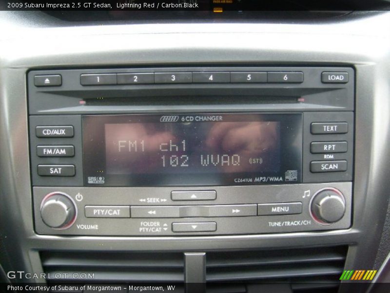 Controls of 2009 Impreza 2.5 GT Sedan