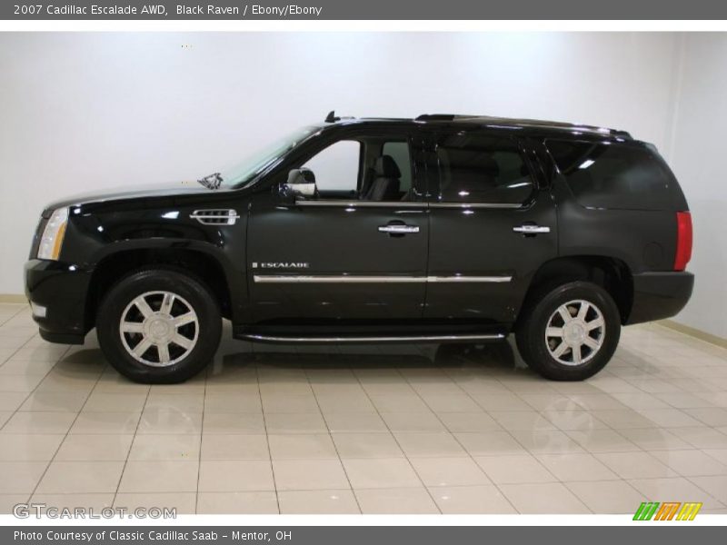 Black Raven / Ebony/Ebony 2007 Cadillac Escalade AWD