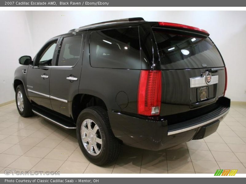 Black Raven / Ebony/Ebony 2007 Cadillac Escalade AWD