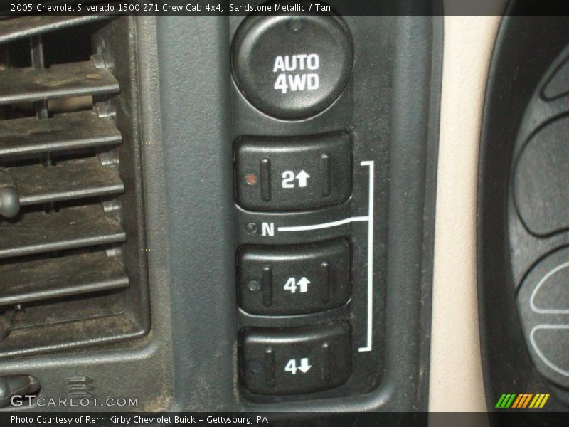 Controls of 2005 Silverado 1500 Z71 Crew Cab 4x4