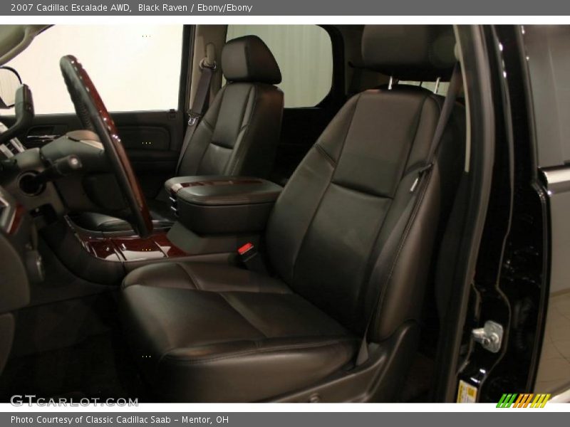 Black Raven / Ebony/Ebony 2007 Cadillac Escalade AWD