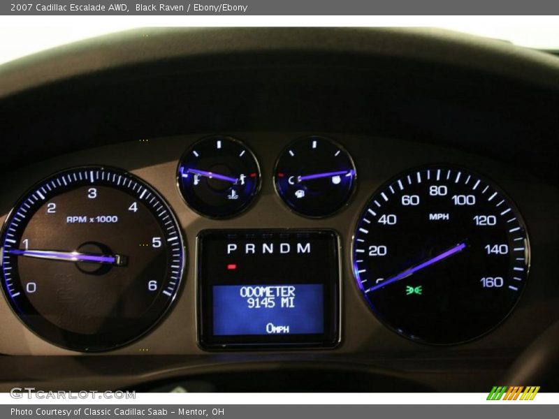 Black Raven / Ebony/Ebony 2007 Cadillac Escalade AWD