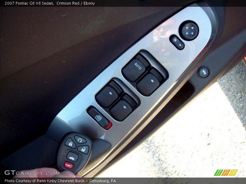 Crimson Red / Ebony 2007 Pontiac G6 V6 Sedan