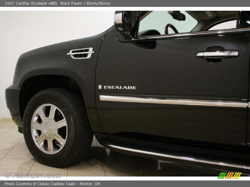 Black Raven / Ebony/Ebony 2007 Cadillac Escalade AWD