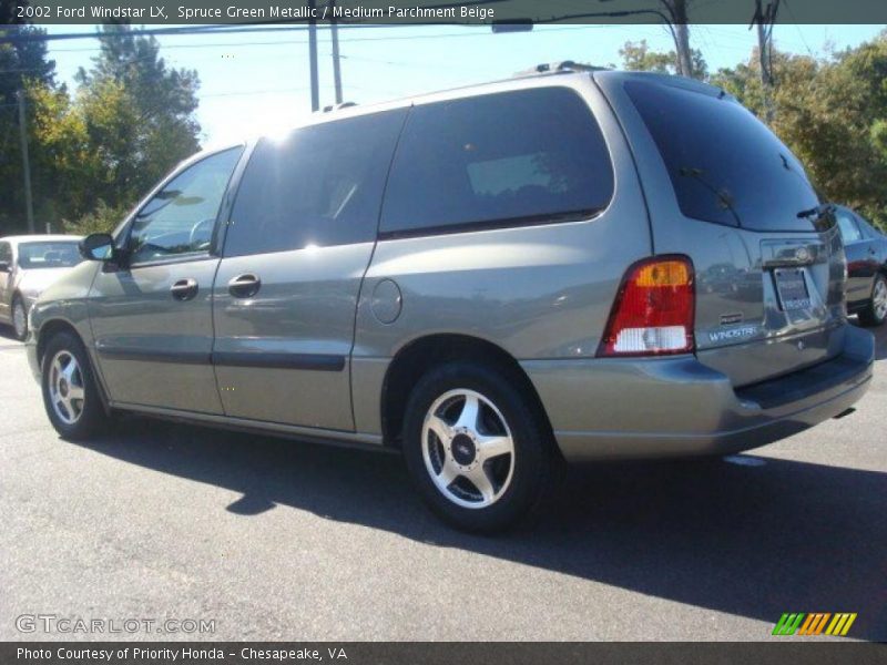 Spruce Green Metallic / Medium Parchment Beige 2002 Ford Windstar LX