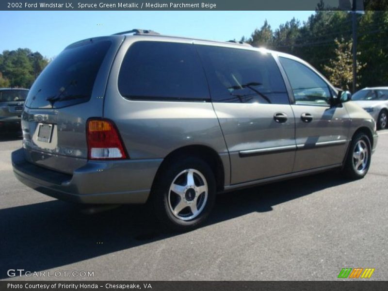 Spruce Green Metallic / Medium Parchment Beige 2002 Ford Windstar LX