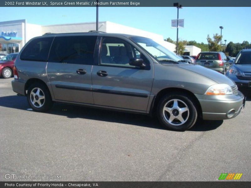 Spruce Green Metallic / Medium Parchment Beige 2002 Ford Windstar LX