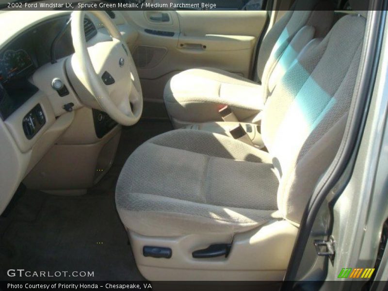 Spruce Green Metallic / Medium Parchment Beige 2002 Ford Windstar LX