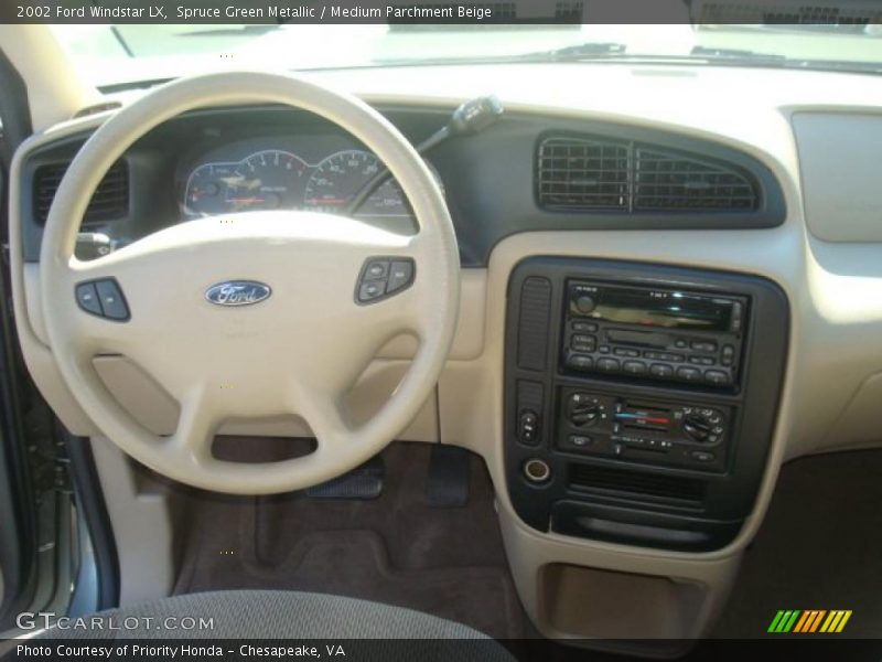 Controls of 2002 Windstar LX
