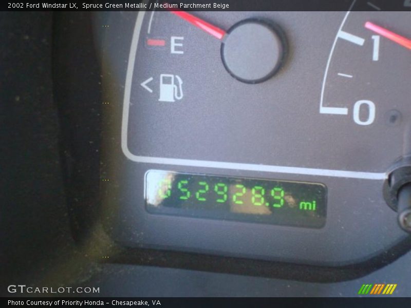 Spruce Green Metallic / Medium Parchment Beige 2002 Ford Windstar LX