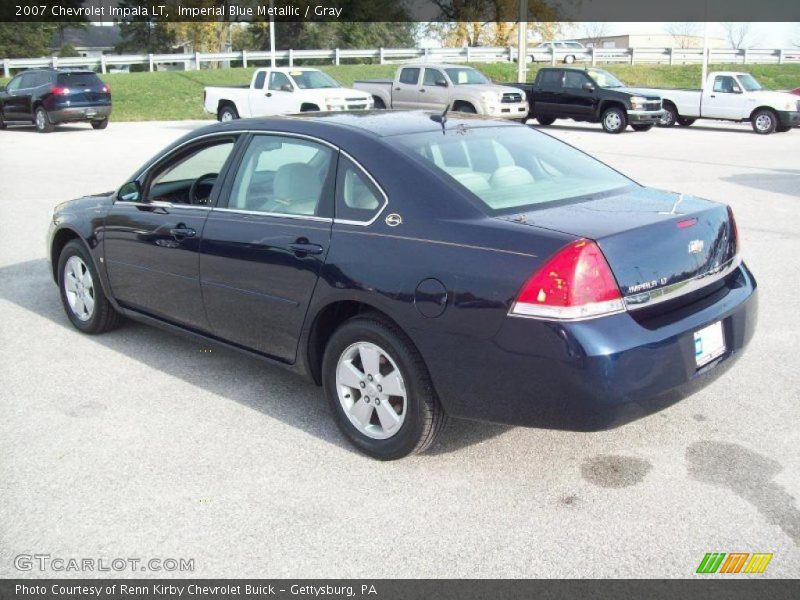 Imperial Blue Metallic / Gray 2007 Chevrolet Impala LT