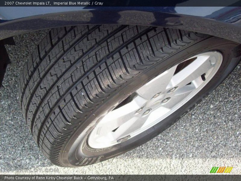 Imperial Blue Metallic / Gray 2007 Chevrolet Impala LT