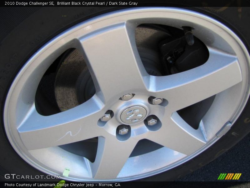 Brilliant Black Crystal Pearl / Dark Slate Gray 2010 Dodge Challenger SE