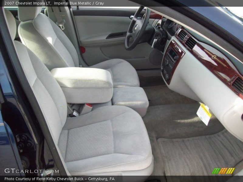 Imperial Blue Metallic / Gray 2007 Chevrolet Impala LT