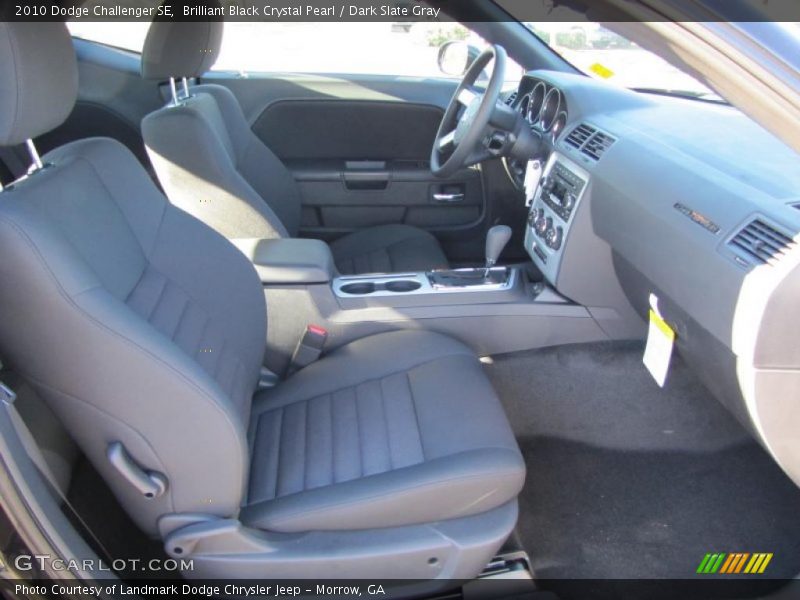 Brilliant Black Crystal Pearl / Dark Slate Gray 2010 Dodge Challenger SE