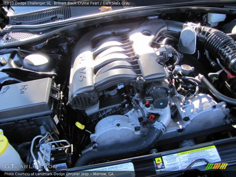 Brilliant Black Crystal Pearl / Dark Slate Gray 2010 Dodge Challenger SE