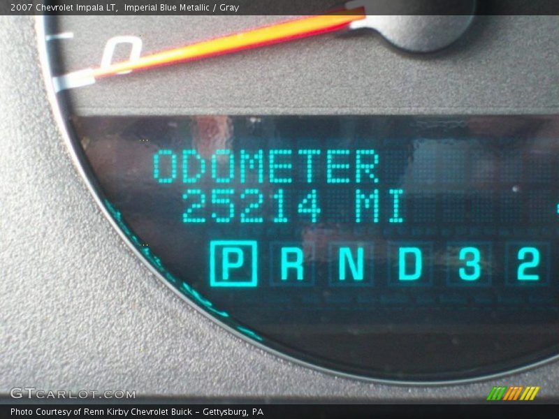 Imperial Blue Metallic / Gray 2007 Chevrolet Impala LT