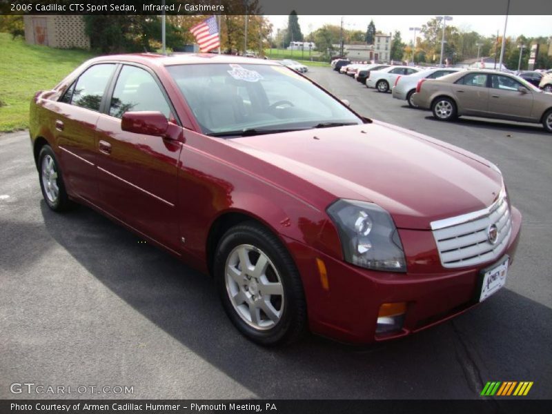 Infrared / Cashmere 2006 Cadillac CTS Sport Sedan