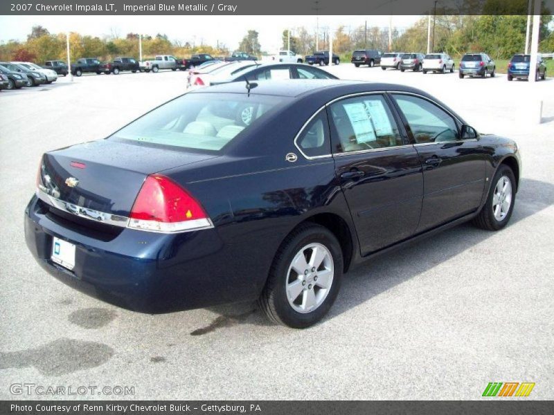 Imperial Blue Metallic / Gray 2007 Chevrolet Impala LT