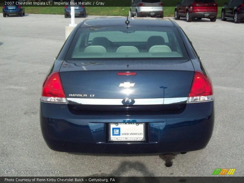 Imperial Blue Metallic / Gray 2007 Chevrolet Impala LT