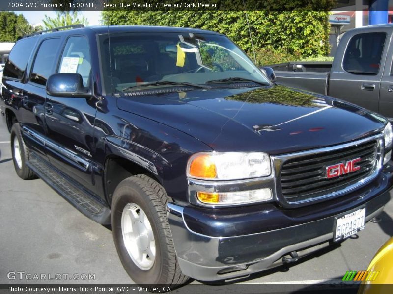 Deep Blue Metallic / Pewter/Dark Pewter 2004 GMC Yukon XL 1500 SLE