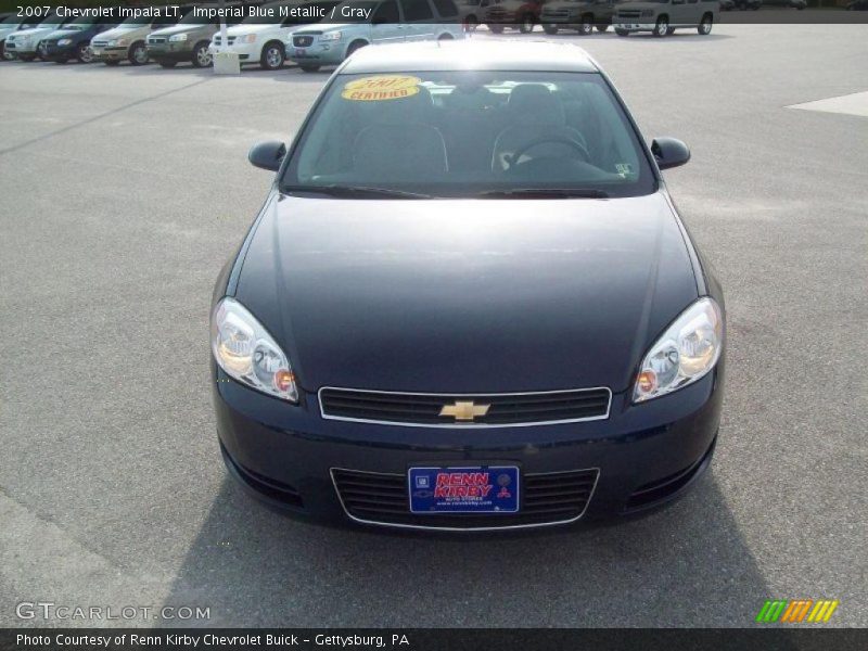 Imperial Blue Metallic / Gray 2007 Chevrolet Impala LT