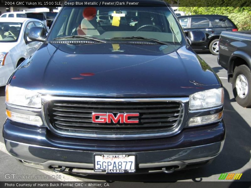 Deep Blue Metallic / Pewter/Dark Pewter 2004 GMC Yukon XL 1500 SLE