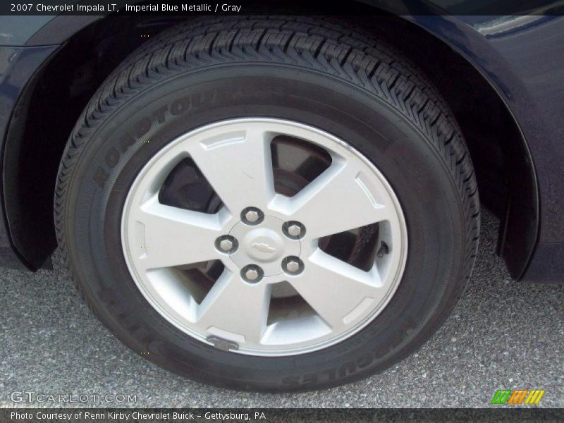 Imperial Blue Metallic / Gray 2007 Chevrolet Impala LT