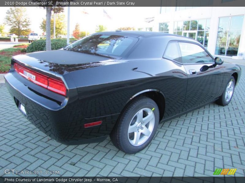Brilliant Black Crystal Pearl / Dark Slate Gray 2010 Dodge Challenger SE