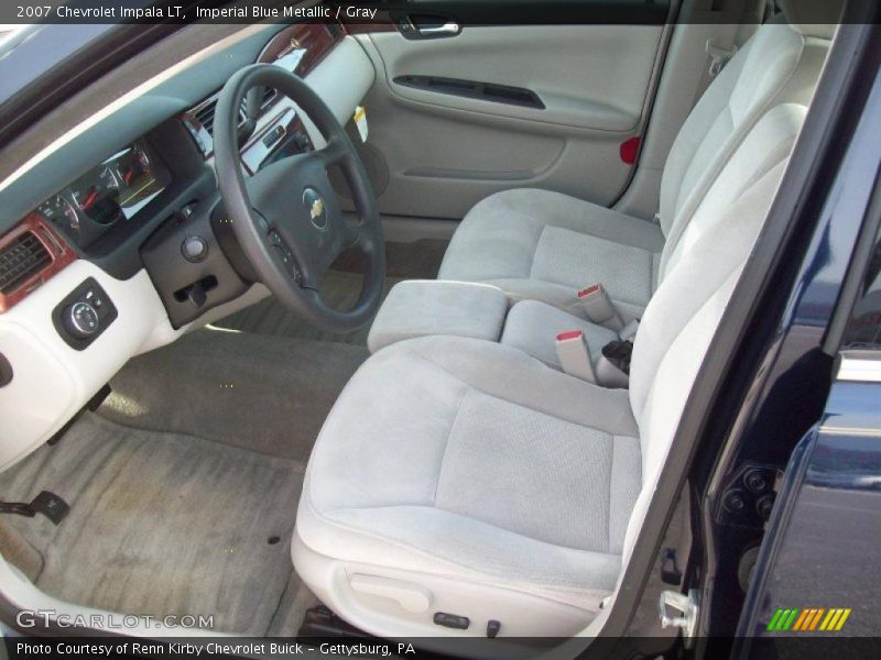 Imperial Blue Metallic / Gray 2007 Chevrolet Impala LT
