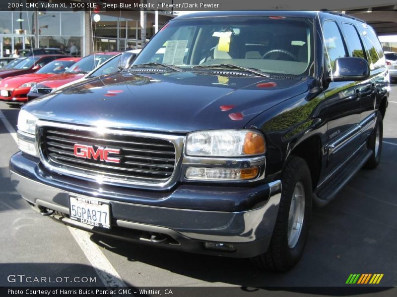 Deep Blue Metallic / Pewter/Dark Pewter 2004 GMC Yukon XL 1500 SLE