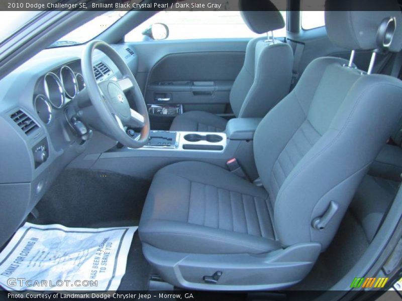 Brilliant Black Crystal Pearl / Dark Slate Gray 2010 Dodge Challenger SE