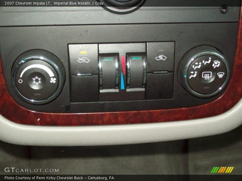 Imperial Blue Metallic / Gray 2007 Chevrolet Impala LT