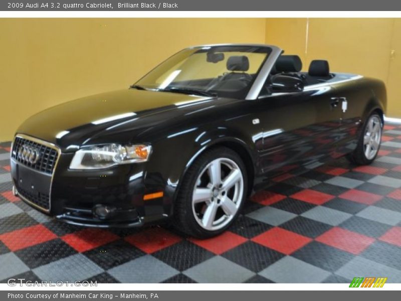 Brilliant Black / Black 2009 Audi A4 3.2 quattro Cabriolet
