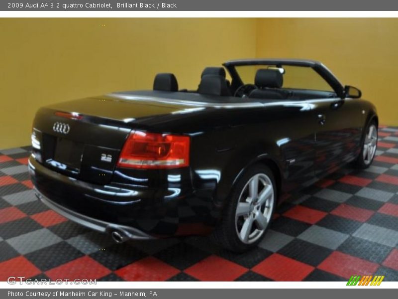 Brilliant Black / Black 2009 Audi A4 3.2 quattro Cabriolet