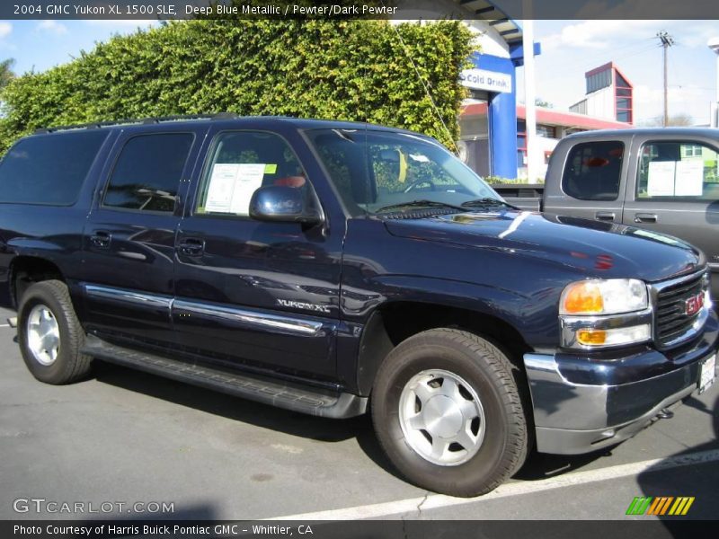 Deep Blue Metallic / Pewter/Dark Pewter 2004 GMC Yukon XL 1500 SLE