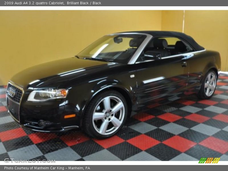 Brilliant Black / Black 2009 Audi A4 3.2 quattro Cabriolet