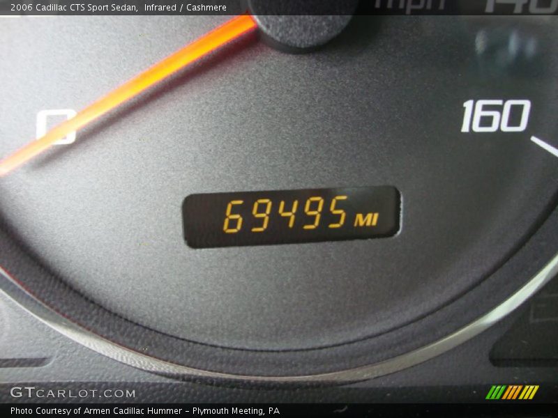Infrared / Cashmere 2006 Cadillac CTS Sport Sedan