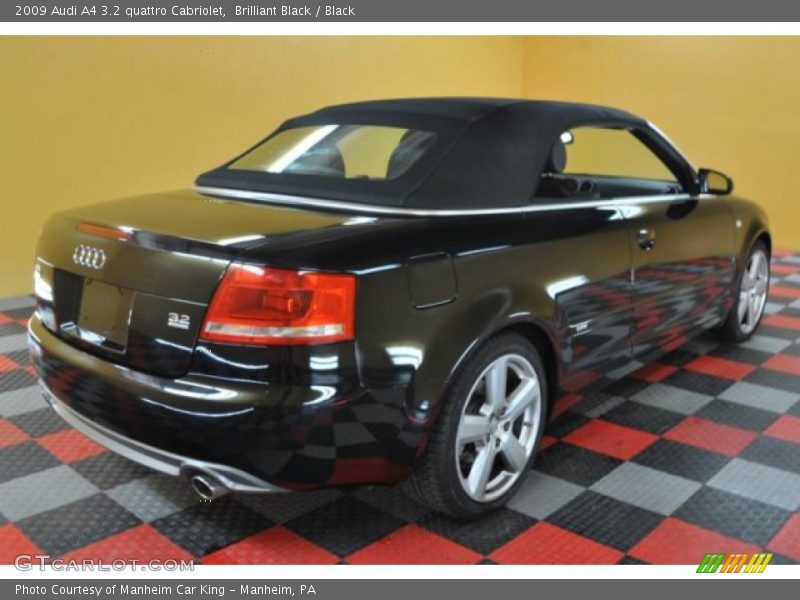 Brilliant Black / Black 2009 Audi A4 3.2 quattro Cabriolet