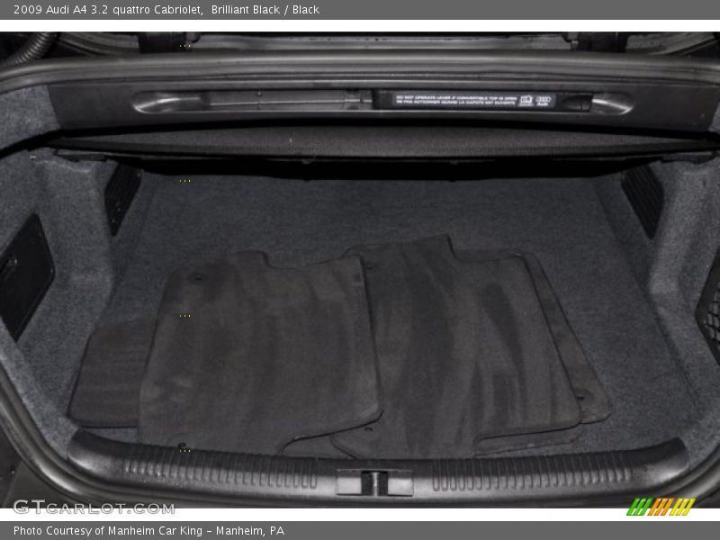  2009 A4 3.2 quattro Cabriolet Trunk
