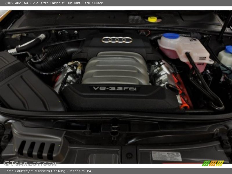  2009 A4 3.2 quattro Cabriolet Engine - 3.2 Liter FSI DOHC 24-Valve VVT V6