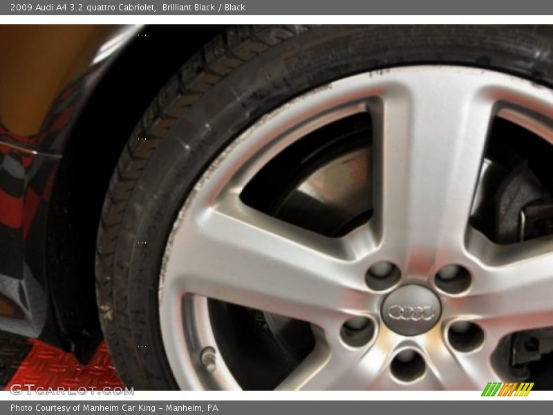 Brilliant Black / Black 2009 Audi A4 3.2 quattro Cabriolet